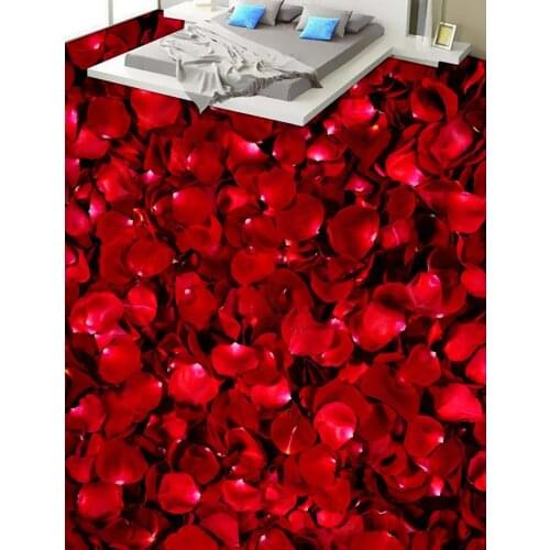 Custom Photo Floor 3D Wallpaper Modern Art mural painting self-adhesive PVC Wallpaper