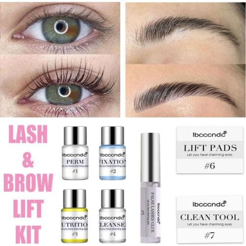 Professional Lash Lift Kit Eyelash Perming Kit for Eyelash Perm with Rods Glue Home Use Lash Lifting Tools Semi-permanent