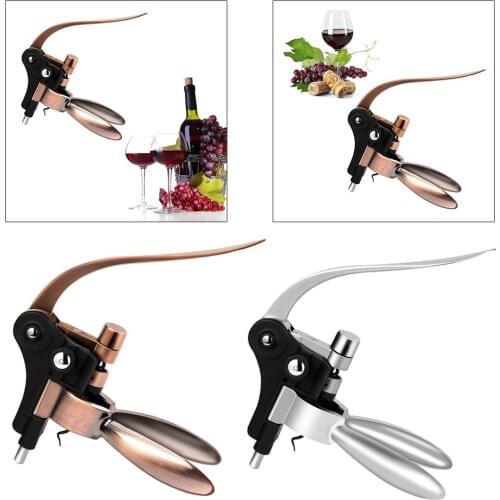 Manual Wine Bottle Opener Creative Rabbit Style Lever Corkscrew Wine Bottle Corks Remover Cork Screw Lifter Tool