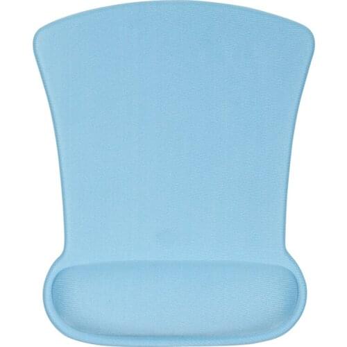 Silicone Mouse Pad with Wrist Rest Soft Comfortable Non Slip Ergonomic Design for PC Computer Office