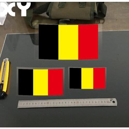 Belgium Flag Funny Vinyl Car Sticker and Decals for Cars and Motorcycle
