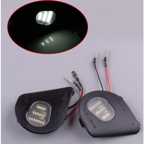 LED Side Mirror Puddle Light Lamp Fit For Dodge Ram 1500 2500 3500 4500 5500 68302825AA 68087238AA 2011-2014 2015 2016 2017 2018
