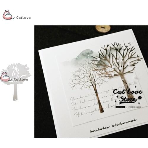 Tree Plant Metal Cutting Dies Stencils For DIY Scrapbooking Paper Card Decorative Craft Dies Embossing Die Cuts New 2019