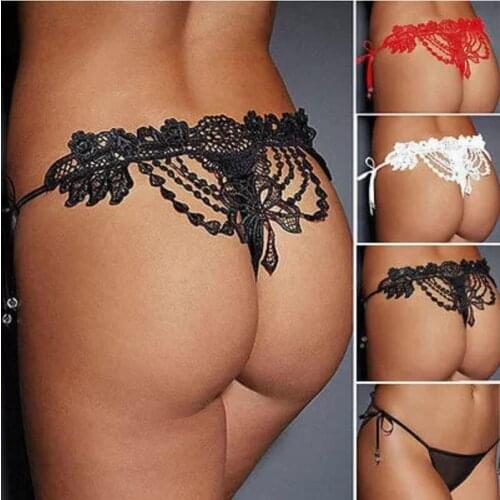 Lingerie Erotic Underwear Thong Seamless Briefs Sexy Lace Intimates Panties Thong Lingerie Porno Women Exotic Apparel Lingerie