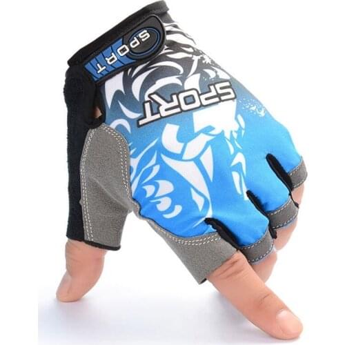 Half Finger Cycling Gloves Anti Slip Gel Pad Breathable Motorcycle MTB Road Bike Gloves Unisex Sports Fishing Gloves