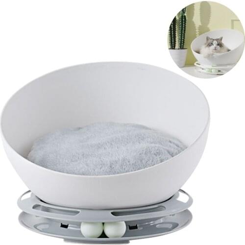 High Quality Funny Pet Bed Nest Cat Cave Creative 2 In 1 Multi-Purpose Non-Slip Cat Bed Pet Cave Cat Track Toy Pet Supplies