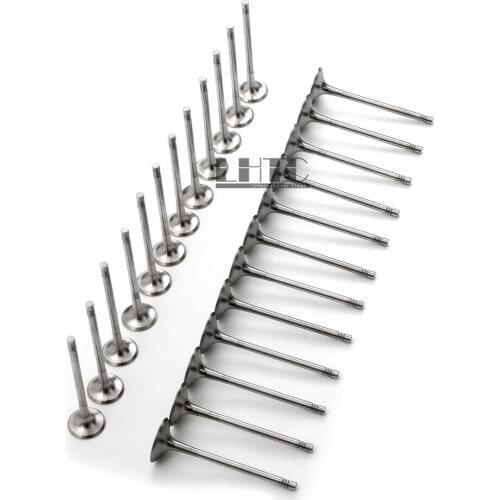 06E109601E 06D109611H 24x Intake Exhaust Inlet Outlet Valves Set For VW Audi S4 S5 A6 2.8 3.2 3.0 TFSI