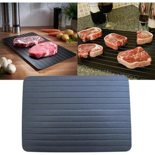 23x16.5cm Fast Defrosting Meat Tray Rapid Safety Thawing Tray For Frozen Food Meat Kitchen