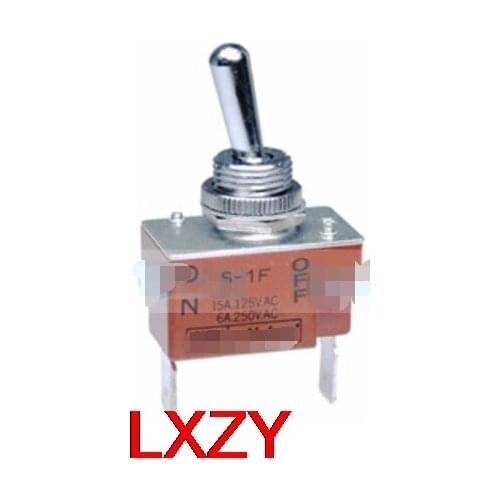 Free Shipping 2Pcs/Lot S1F S-1F 6A 25VAC Mass Oscillating Switch One Opening and One Closing Feet