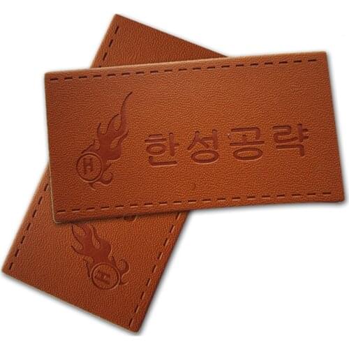 Free shipping wholesale 12 styles leather label handmade Patchwork diy Sewing label cloth Garment(100pcs/Lot)Customized mixed