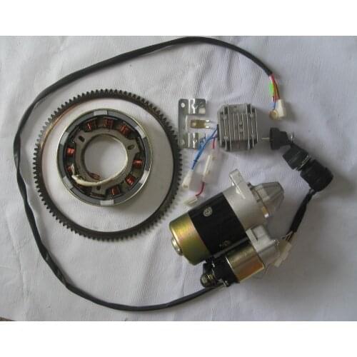 Fast Ship diesel engine 170F generator or Tiller Cultivators A full set of electric starting suit for kipor kama Chinese brand