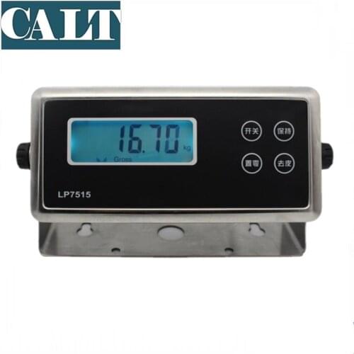 CALT Portable Load Cell LCD Display Controller Weight Indicator Battery Powered Handheld Instruments Weighing Sensor LP7515