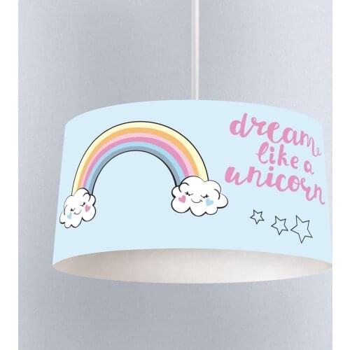 Lamp For Kids Bedrooms Light Chandelier for Living Room Childrens Room Dream Like Unicorn Model 151