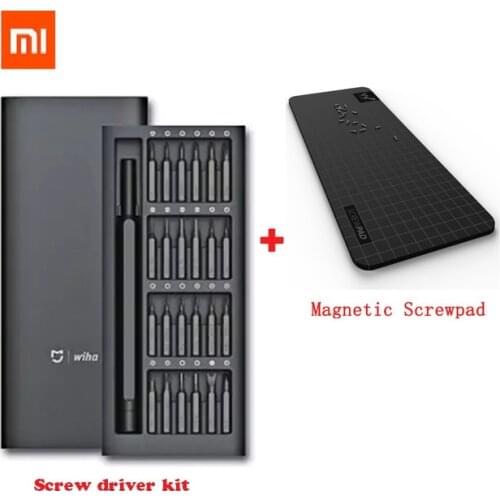 Original Xiaomi Mijia Wiha 24 Precision Magnetic Bits Daily Use Screw Kit Alluminum Box Screw Driver xiao mi smart home Kit