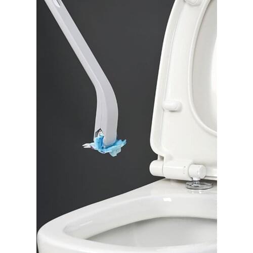 Toilet Disposable Toilet 360 Degree No Dead Angle Cleaning Long Handle Not Dirty Hands Quickly Clean Bathroom Toilet Brush