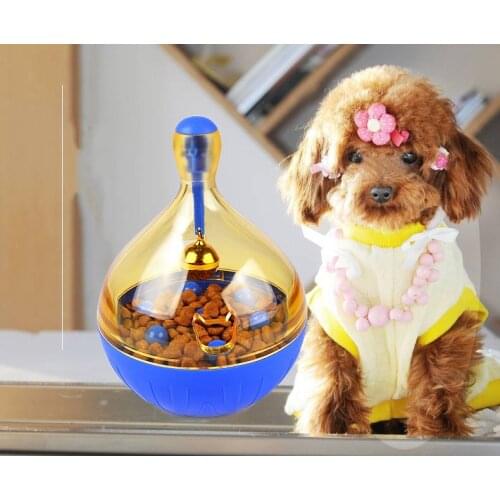 Slow Feed Pet Tumbler Toy Pet Dog Leakage Ball Dispenser Tumbler Toy Cat Feeding Toys Dog Food Treat Balls