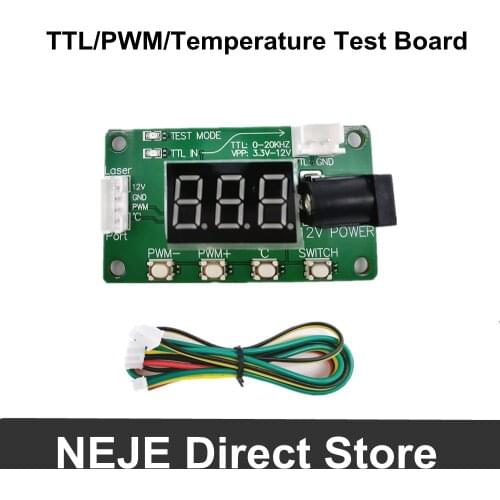 Laser Module Temperature Test Board TTL PWM Tester for Laser Module Manual PWM Control with Cable