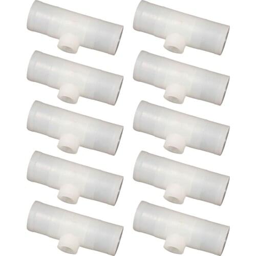 6pcs Farm Poultry Drinker Watering System Pvc Waterproof Fittings Automatic Chicken And Rabbit Feeding Watering Supplies Tools