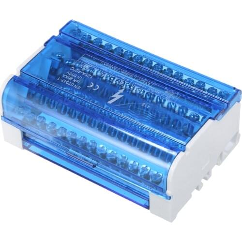 Terminal Distribution Box Connection Box Junction Box with Cover Din Rail Terminal Block Line-divider Wire Terminal Block