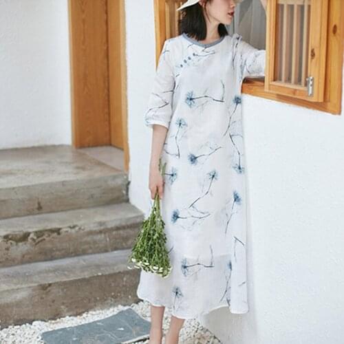 SCUWLINEN Fashion A-Line Dresses