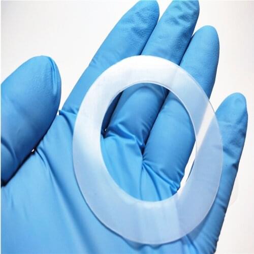 Customized 10PCS ID185mm OD220mm thickness 3mm white color flat silicone gasket