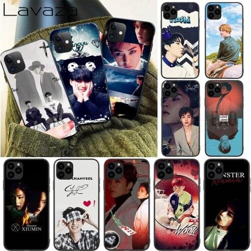 Lavaza EXO xiumin Silicone Soft Case for iPhone 12 Mini 11 Pro XS Max XR X 8 7 6 6S Plus 5 5S SE