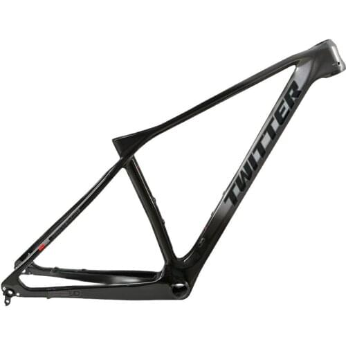 Twitter 2021 New Come XC Carbon Mtb Frame 29er TA 12x148mm 12x142mm Thru Axle Mountain Bike Internal Cable Frame