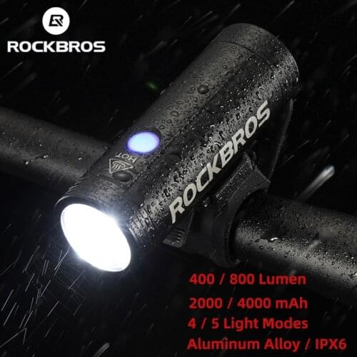 ROCKBROS Bicycle Lights Front Bike Light lumiere velo luz bicicleta delantera Cycle Headlight MTB Accessories Bike Flashlight