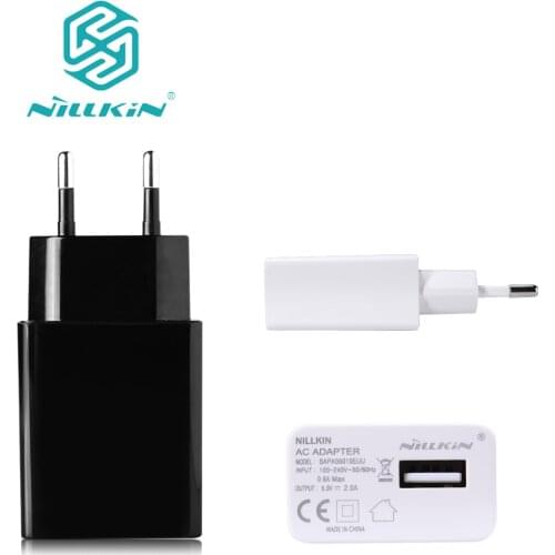 Nillkin Charger USB Plug FCC CE 5V 2A US EU Europe Standard AC Adapter For Apple iPhone X 8 7 Plus Samsung Xiaomi Lenovo Huawei