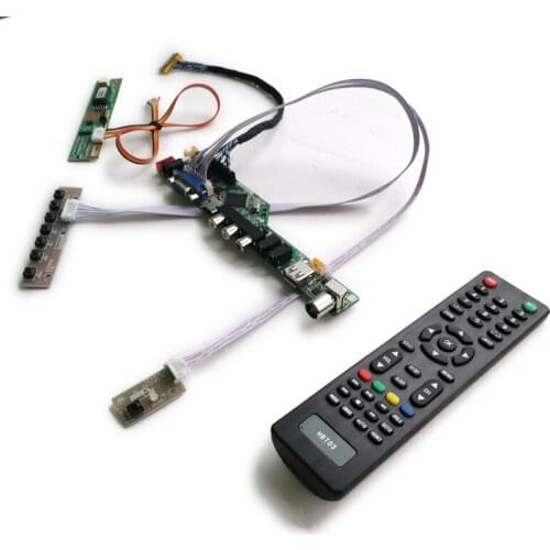 LCD display universal drive board 1CCFL 1440*900 For LTN141BT06/LTN170BT08/LTN170BT09 screen LVDS 30-Pin DIY kit VGA+AV+USB