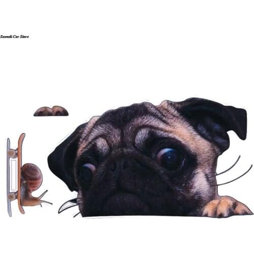 1 Car Stickers Auto Vinyl Film Cute Dog Fierce Wolf Dog Innocent Car Sticker Cute Kitten Styling DIY Car Accessories Auto Decor