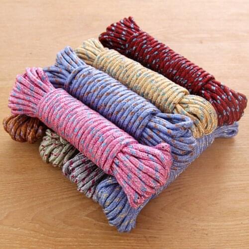 10 Meters Clotheslines Thick Clothes Dryer Outdoor Clothes Drying Rope Hanging Rope Windbreak Non-slip Clothesline