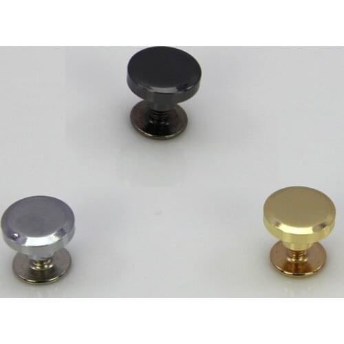 1.0cm Bag Hardware Parts Composite Rivet Screw Luggage And Bags Parts Bag Screw Diy Parts Round Decoration Buckle