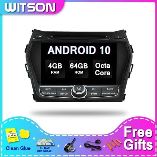 WITSON Android 10.0 Car Radio Android For HYUNDAI IX45/SANTA FE 2013 Radio Car 4GRAM 64GBROM