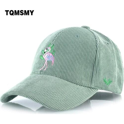 TQMSMY Spring Summer Retro Flamingo Embroidery Baseball hat Cap for Men Women Breathable Casquette Snapback Hip-Hop Hats TMBS68