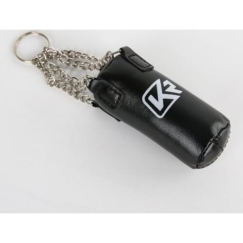 PU Taekwondo target mitt keychain key tag Boxing glove Sport key rings pendant Cartoon Hanging Charm distributed gifts sandbag
