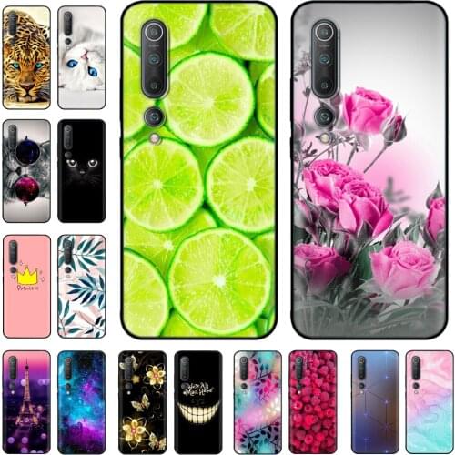 For Xiaomi Mi 10 Case Soft TPU Cover Silicon Bumper For Xiaomi Mi 10 Lite Phone Case For Xiaomi Mi 10 Ultra 5G Coque Mi10 Pro