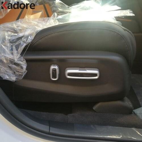 For Honda CRV CR-V 2017 2018 2019 Carbon Fiber Seat Control Adjust Switch Button Cover Trim Interior Accessories Car Styling