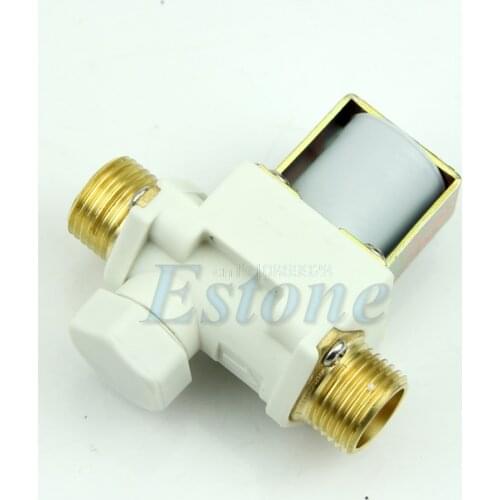 Electric Solenoid Valve 1/2" For Water Air N/C Normally Closed AC 220V