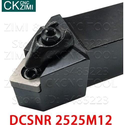 DCSNR 2525M12 CNC Lathe External turning tools carrier Tools Compound outer circle cutter bar for CNMG CNGA 1204 Turning Inserts