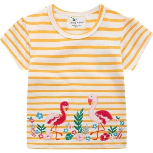 Jumping Meters Short Sleeve T-shirts For Girls