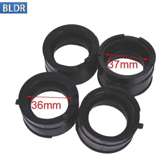 36mm 37mm Carburetor Air Inlet Intake Manifold Pipe Interface Adapter Joint Glue Boot For Honda MN4 CBR600F CBR600 CBR 600 87-88
