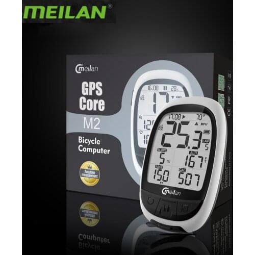 Meilan M2 Wireless GPS Bicycle computer Kilometer counter For bicycle accessories Bluetooth ANT+ GPS Cycle Odometer computer