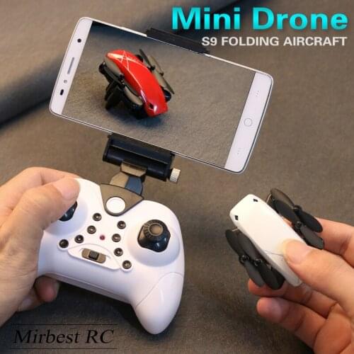 Mini Drone Altitude Hold Wifi FPV Camera Quadcopter Remote control aircraft RC S9HW