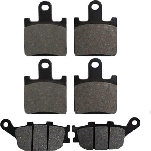 Motorcycle Front + Rear Brake Pads Disks for Kawasaki Z750R ABS & Non ABS (11-14) Z750 R Z 750 R LT417-417-174