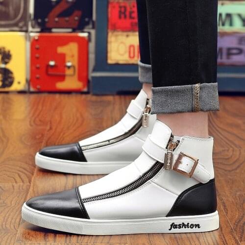 Man men trainers sneaker Sneakers Male shoe spring casual black white cuero de 2020 sports sneakers informales mens on fashion