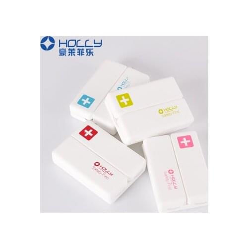 Mini seal Storage Box Portable 7days carton pill case free shipping