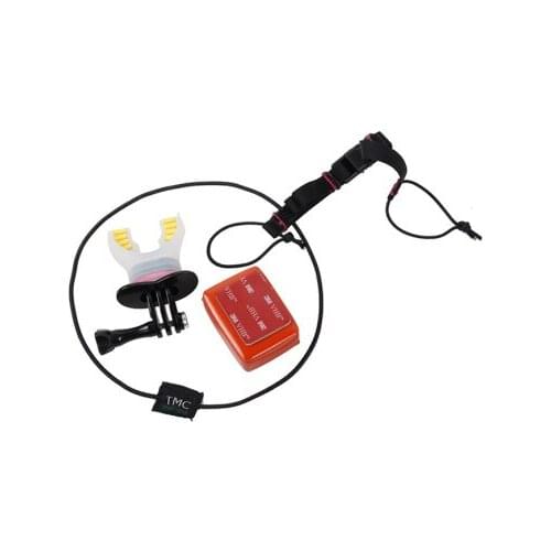 With Tracking number Surfing Shoot Surf Dummy Bite Mouth Grill Mount for GoPro HD Hero 3 3+ 4 SJ4000