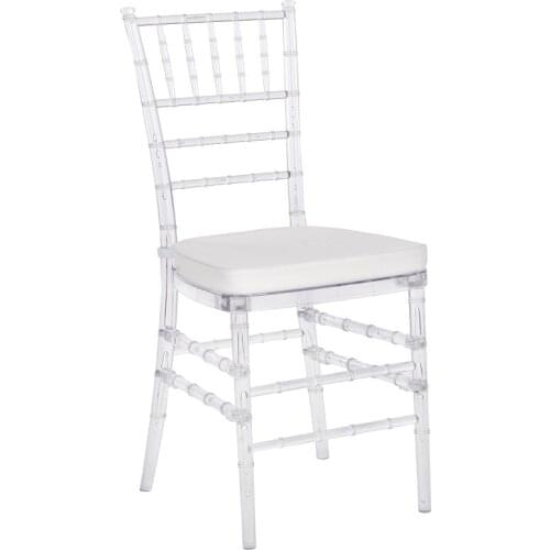 Wedding Crystal Acrylic Chair Wedding Decoration Wedding Supply 2Pcs/lot Transparent Clean Chairs