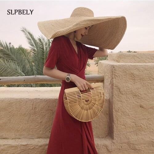 SLPBELY Womens Long Dress Summer Retro Chic Design Casual Holiday Hepburn Party Dresses Vacation Holiday Sundress Maxi Dress